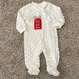 Christmas Footies 0-3 Months